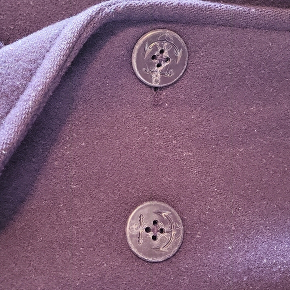 Grape Pea Coat - Picture 3 of 6